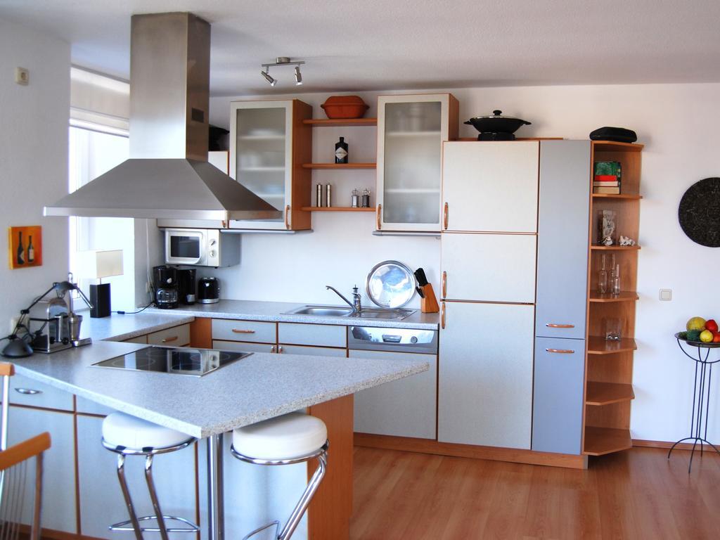 Ferienwohnung Warnemuende Am Kurpark Rostock Oda fotoğraf